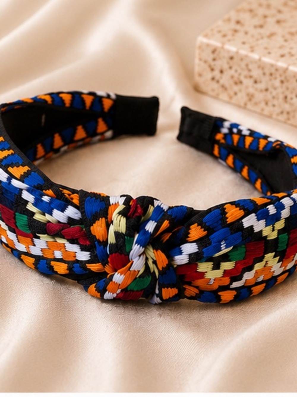 Multicolor Boho Knotted Headband